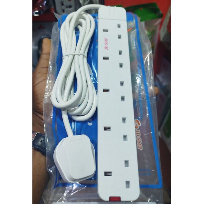 Heavy-duty Extension Socket For Ironing/ Fridge/AC - 5Ways