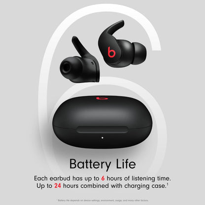 Beats Fit Pro - True Wireless Noise Cancelling Earbuds - Beats Black with AppleCare+ (2 Years)